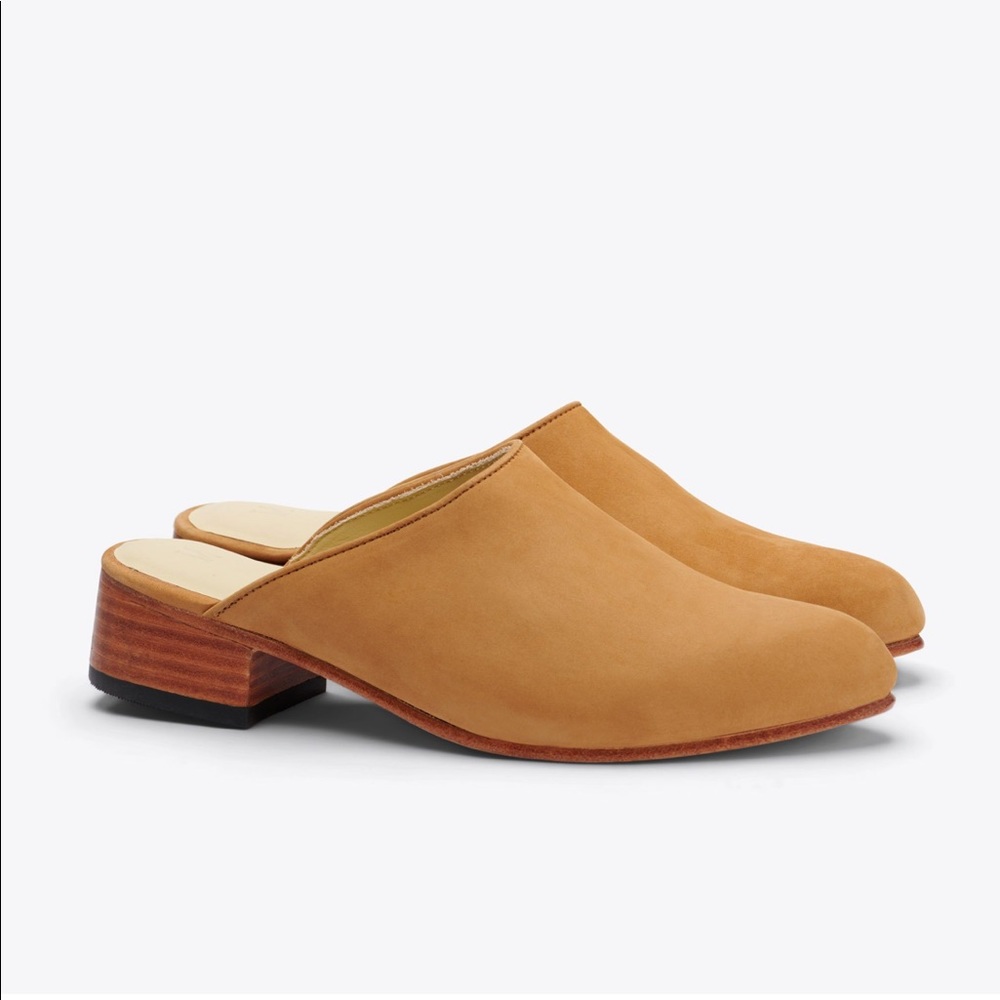 Nisolo Mariella Mule Size 8.5 • Sand • EUC